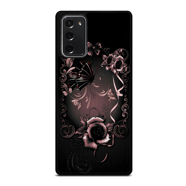 Gothic Rose Flower Samsung Galaxy Note 20 5G Case Cover