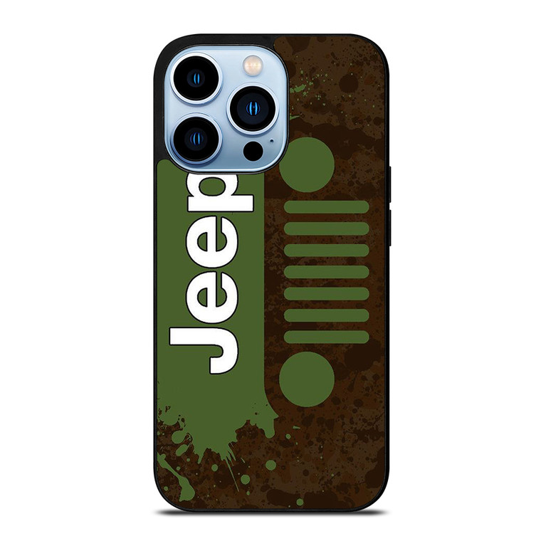 GREEN JEEP WRANGLER iPhone 13 Pro Max Case Cover