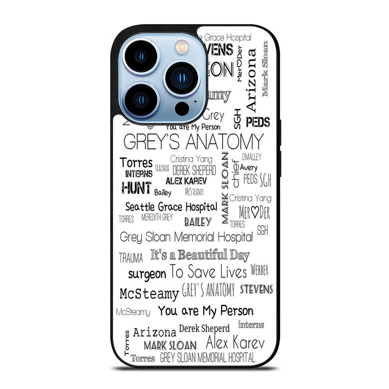 GREY'S ANATOMY STORY iPhone 13 Pro Max Case Cover