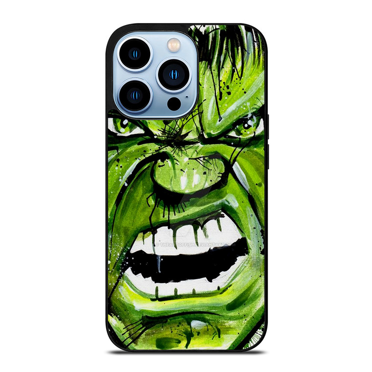 Hulk Comic Face iPhone 13 Pro Max Case Cover