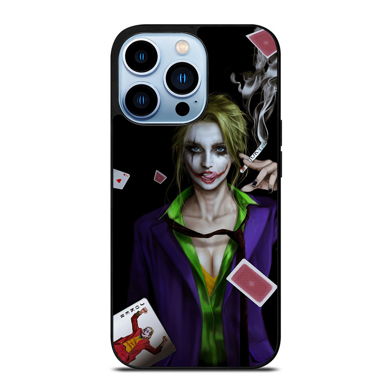 Joker Girl Smoking iPhone 13 Pro Max Case Cover