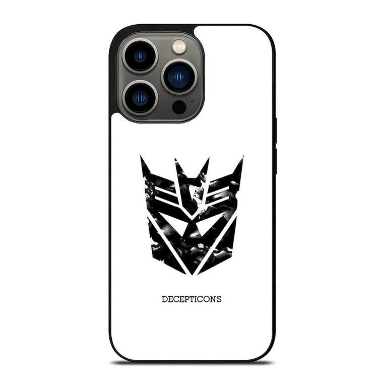Abstract Transformers Decepticons Logo iPhone 13 Pro Case Cover