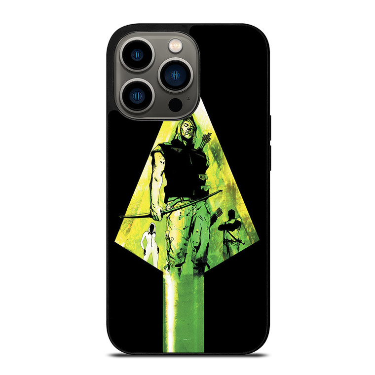 GREEN ARROW SYMBOL iPhone 13 Pro Case Cover