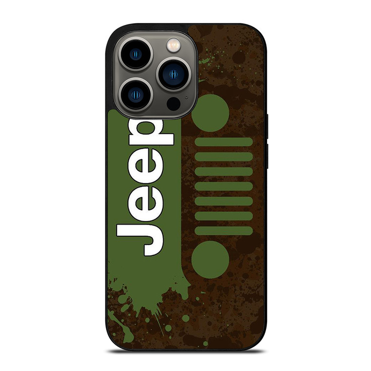 GREEN JEEP WRANGLER iPhone 13 Pro Case Cover