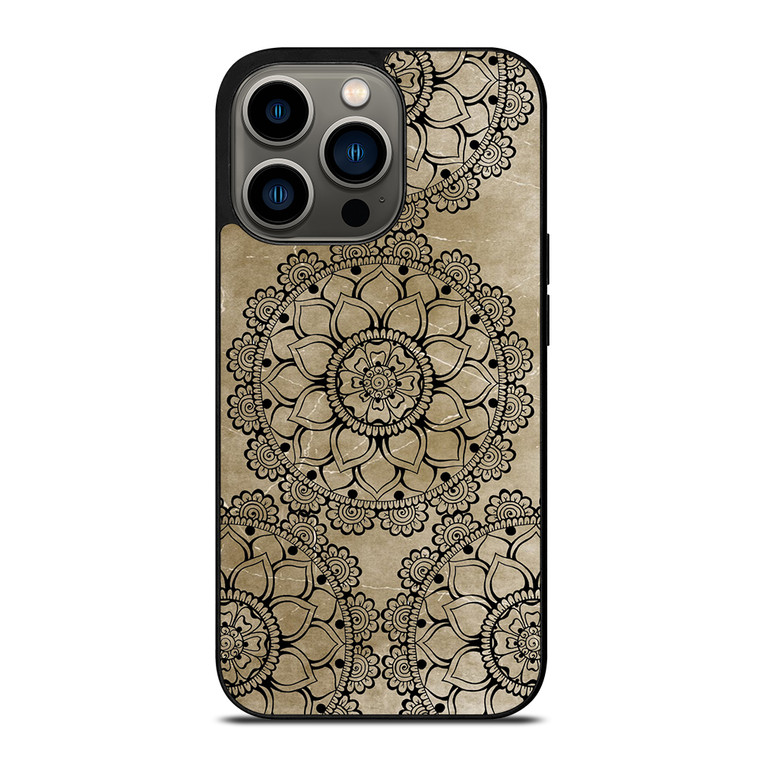 HENNA MANDALA DESIGN iPhone 13 Pro Case Cover