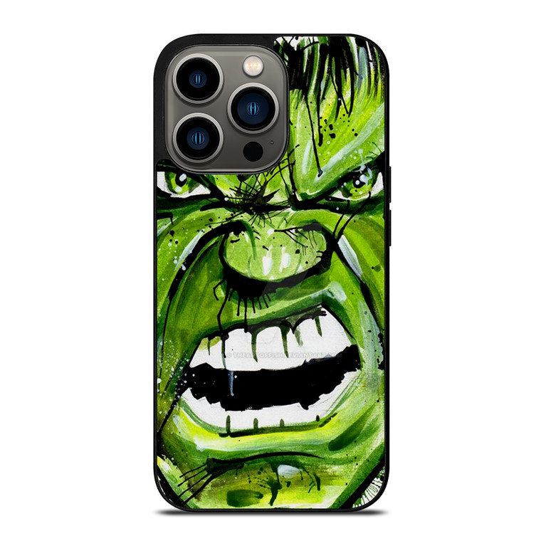 Hulk Comic Face iPhone 13 Pro Case Cover