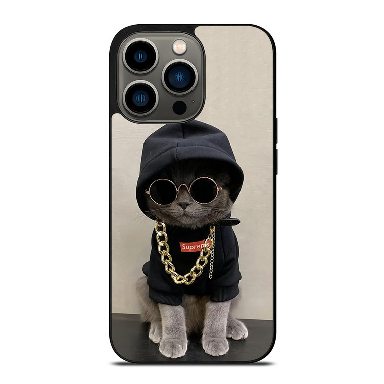 Hype Beast Cat iPhone 13 Pro Case Cover