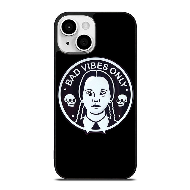 BAD VIBES ONLY WEDNESDAY ADDAMS iPhone 13 Mini Case Cover