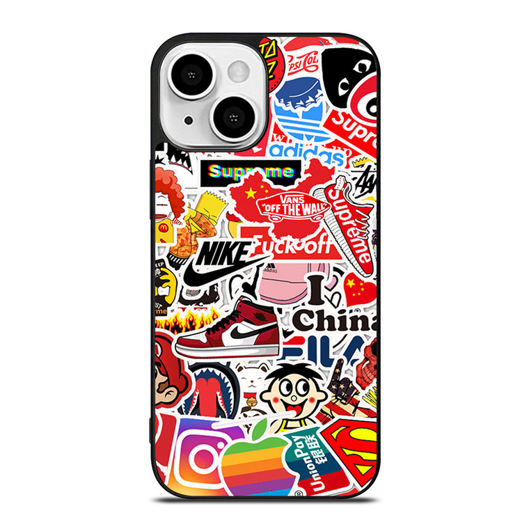 BRAND COLLAGE iPhone 13 Mini Case Cover