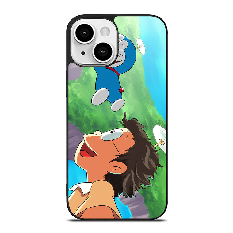 DORAEMON AND NOBITA FLY iPhone 13 Mini Case Cover