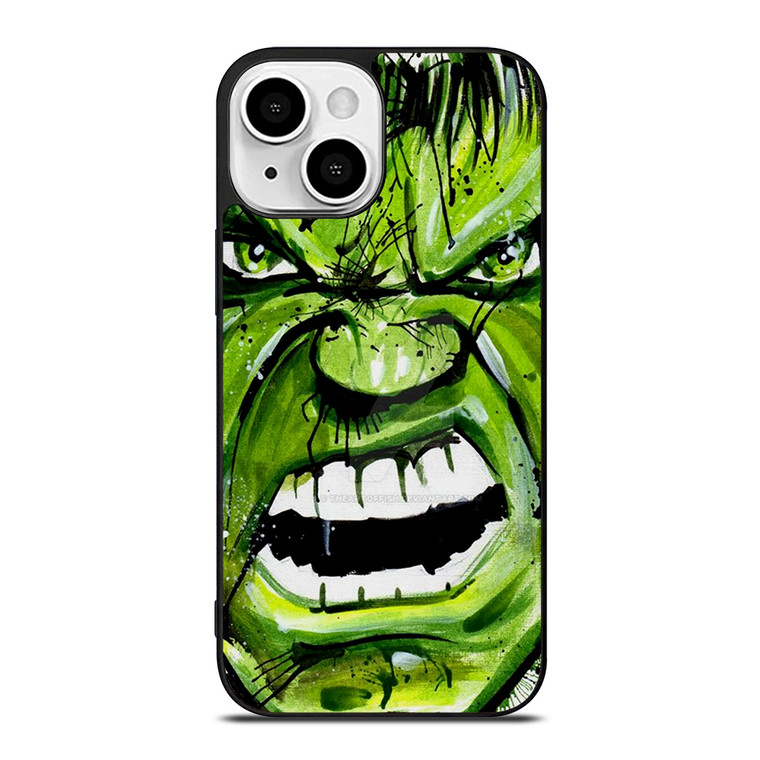 Hulk Comic Face iPhone 13 Mini Case Cover