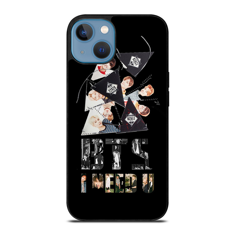 BTS BANGTAN BOYS I NEED U iPhone 13 Case Cover