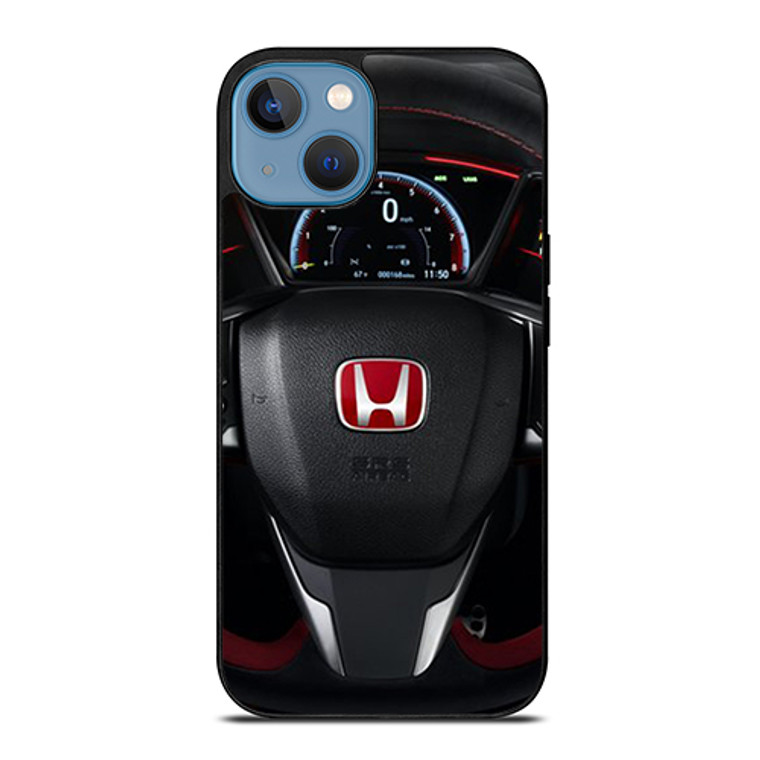 Civic Type R Steering Speed Meter iPhone 13 Case Cover