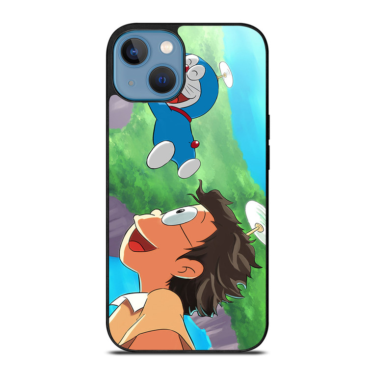 DORAEMON AND NOBITA FLY iPhone 13 Case Cover
