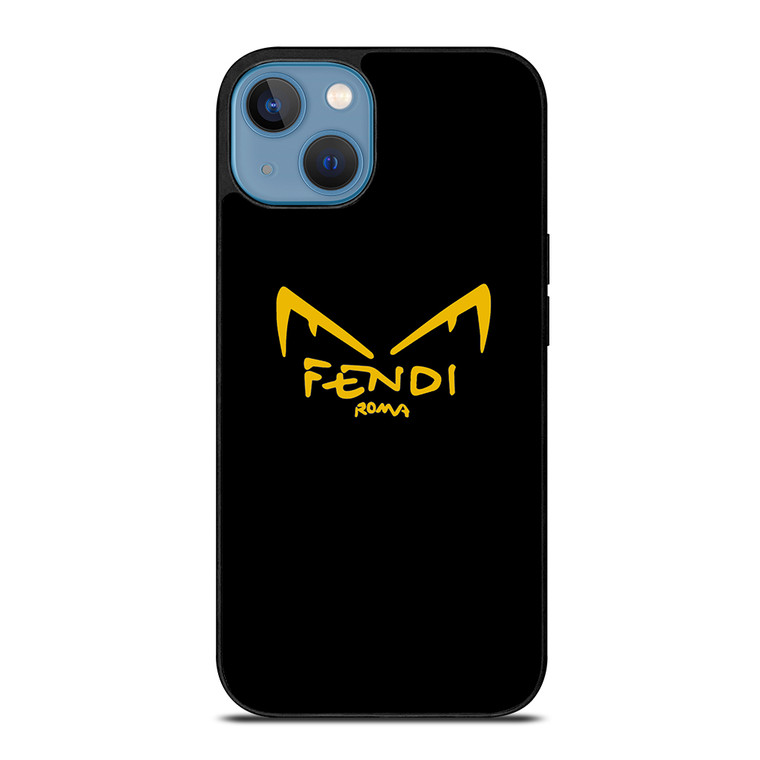 FENDI ROMA EYES IN BLACK iPhone 13 Case Cover