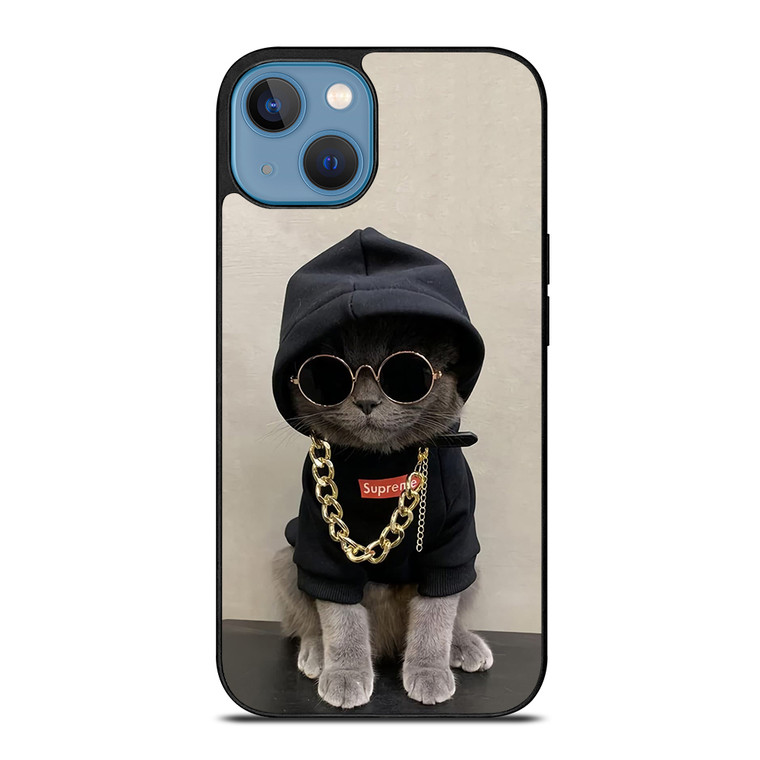 Hype Beast Cat iPhone 13 Case Cover