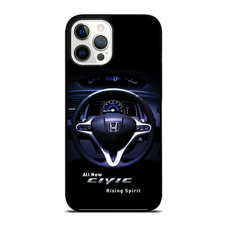 All New Civic Steering Speed Meter iPhone 12 Pro Max Case Cover