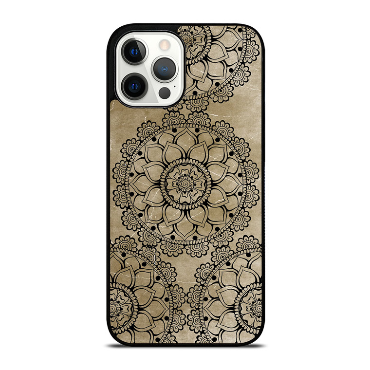 HENNA MANDALA DESIGN iPhone 12 Pro Max Case Cover