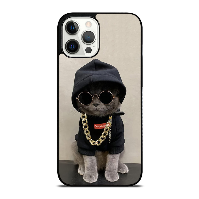 Hype Beast Cat iPhone 12 Pro Max Case Cover