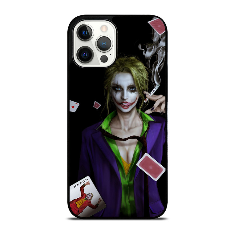 Joker Girl Smoking iPhone 12 Pro Max Case Cover