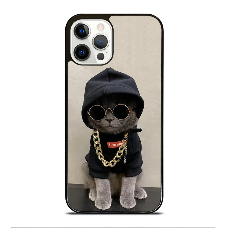 Hype Beast Cat iPhone 12 Pro Case Cover
