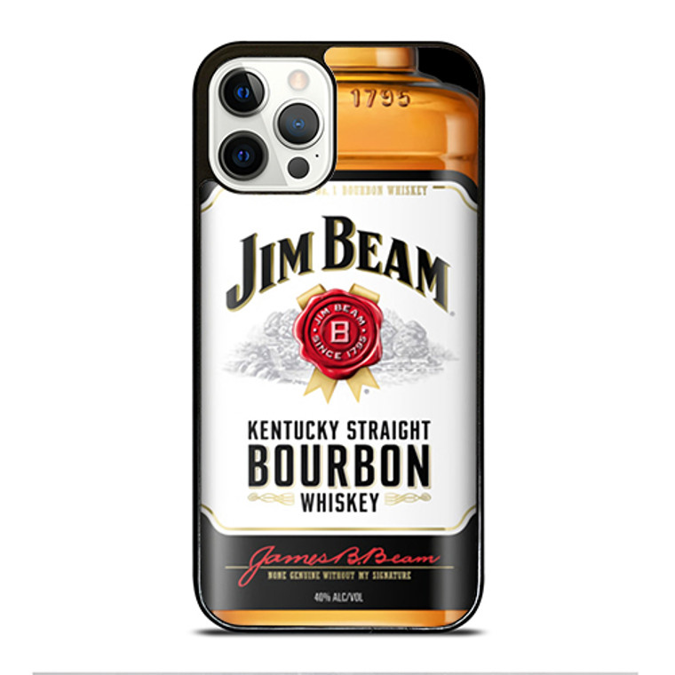 Jim Beam Bottle iPhone 12 Pro Case Cover