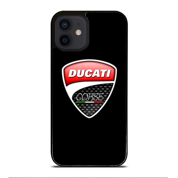 DUCATI LOGO BLACK iPhone 12 Mini Case Cover