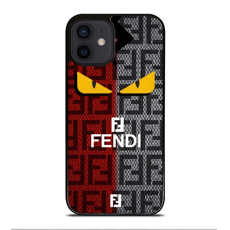 FENDI ROMA EYES LOGO iPhone 12 Mini Case Cover