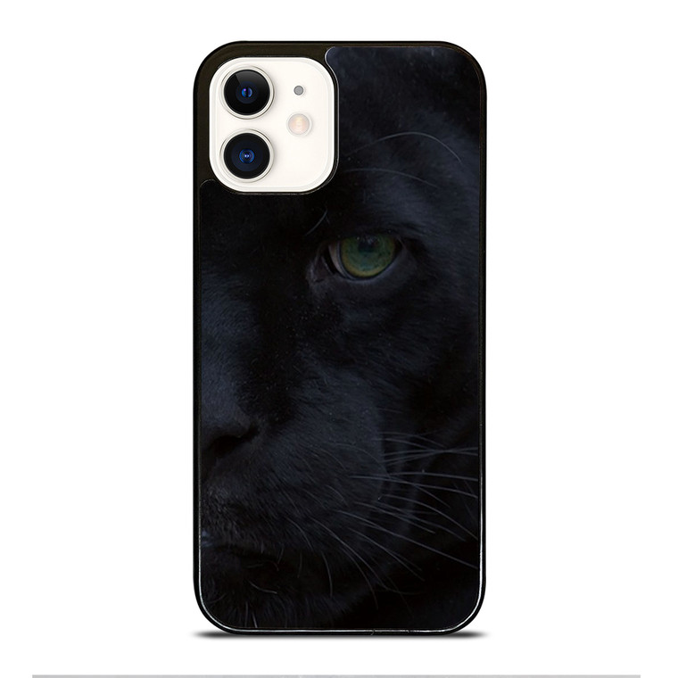 HALF FACE BLACK PANTHER iPhone 12 Case Cover