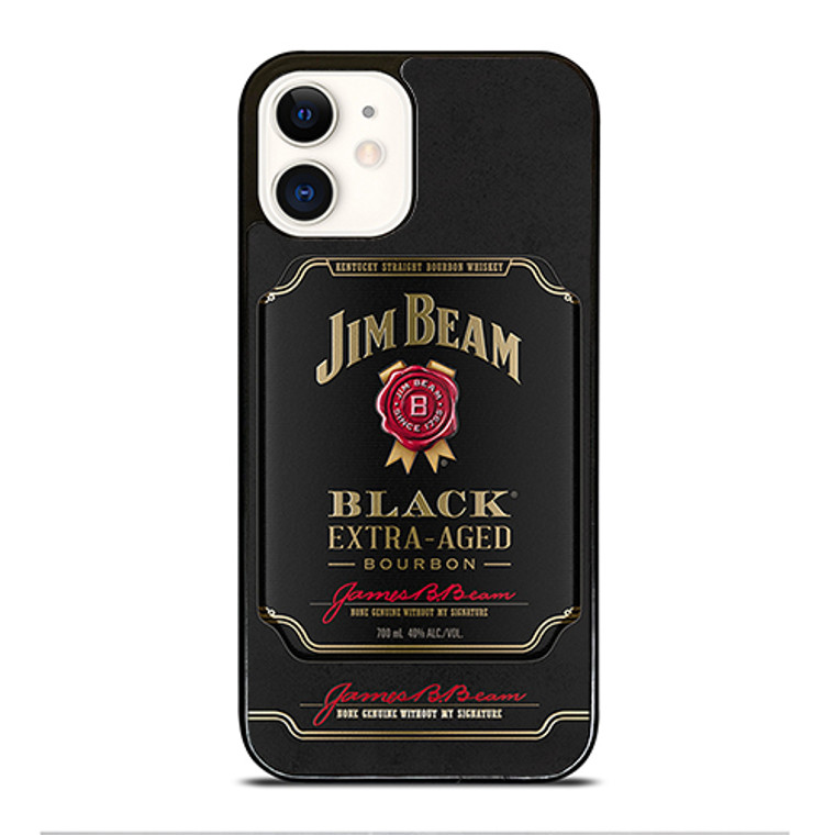 Jim Beam Black Extra Aged iPhone 12 Case Cover