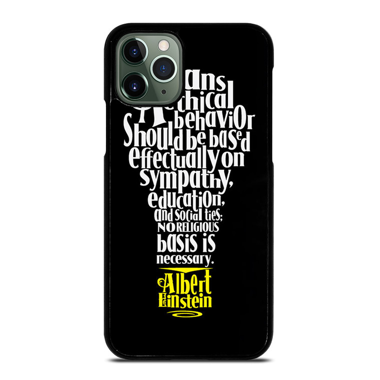 ALBERT EINSTEIN 'S THINKING iPhone 11 Pro Max Case Cover