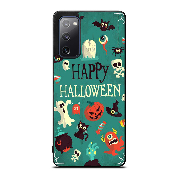 Happy Halloween Pumpkin Collage Samsung Galaxy S20 FE Case Cover