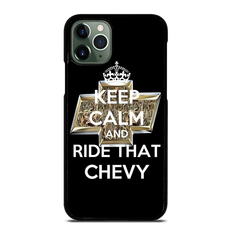 KEEP CALM AND RIDE THAT CHEVY iPhone 11 Pro Max Case Cover