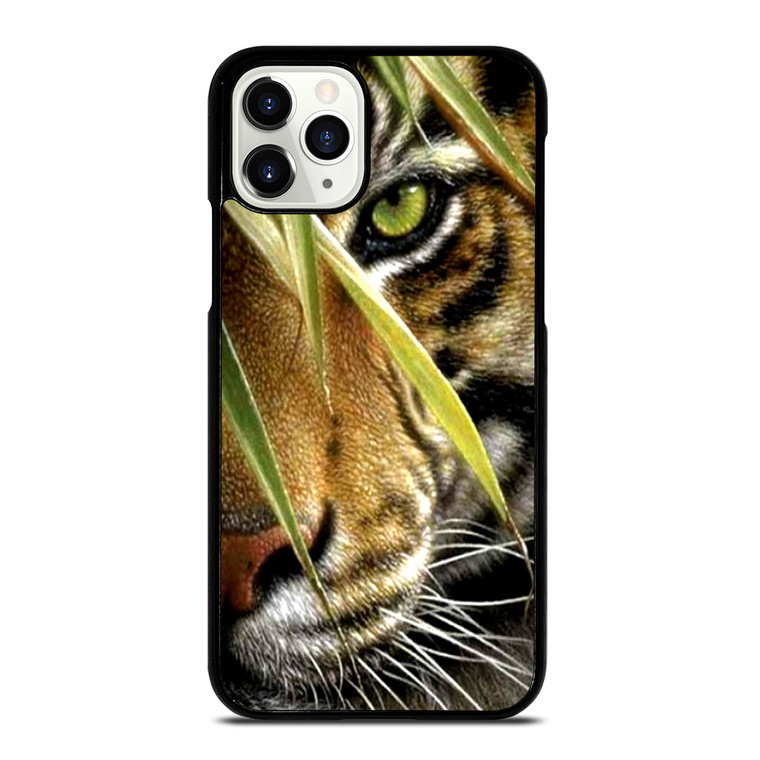 BENGAL TIGER IN A HALF FACE iPhone 11 Pro Case Cover
