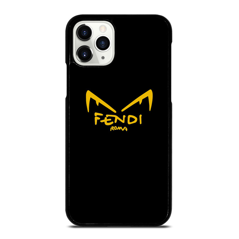 FENDI ROMA EYES IN BLACK iPhone 11 Pro Case Cover