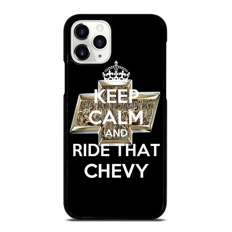 KEEP CALM AND RIDE THAT CHEVY iPhone 11 Pro Case Cover