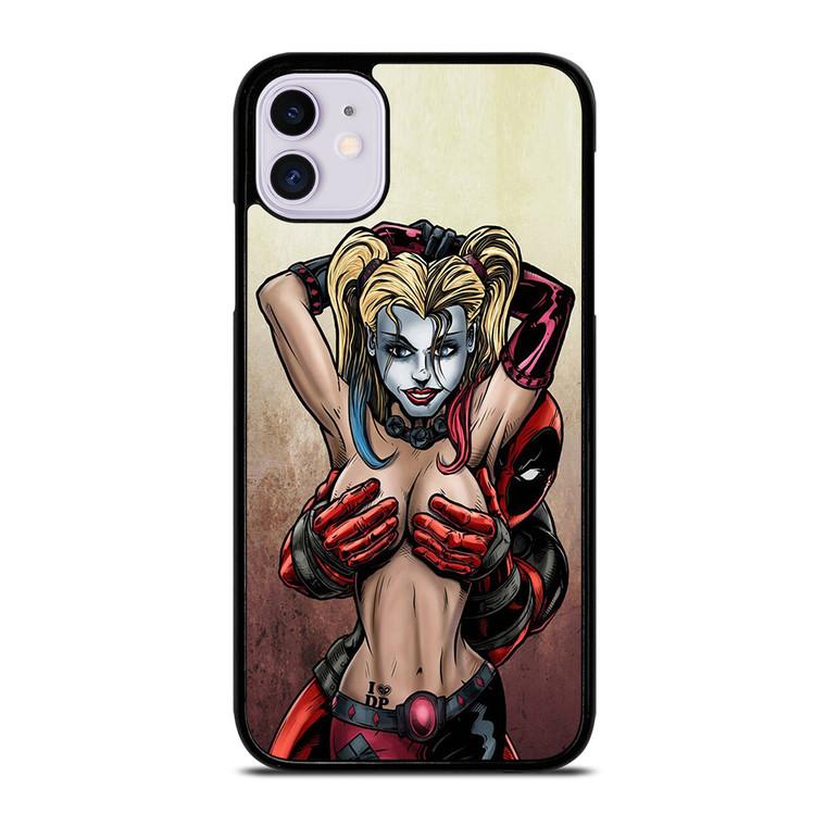 Deadpool & Harley Quinn iPhone 11 Case Cover