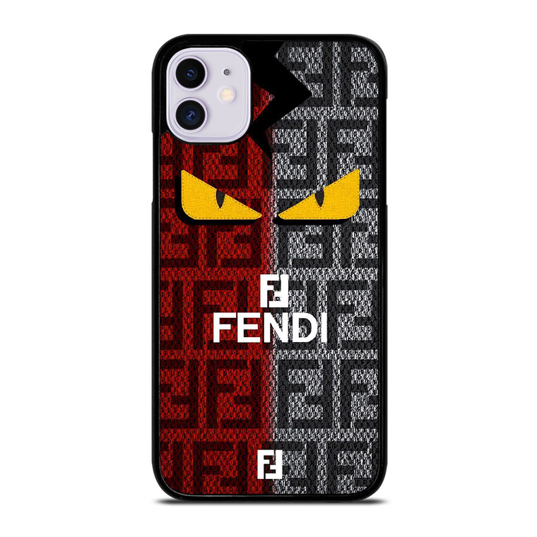 FENDI ROMA EYES LOGO iPhone 11 Case Cover