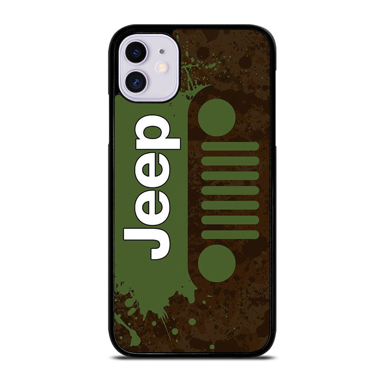 GREEN JEEP WRANGLER iPhone 11 Case Cover