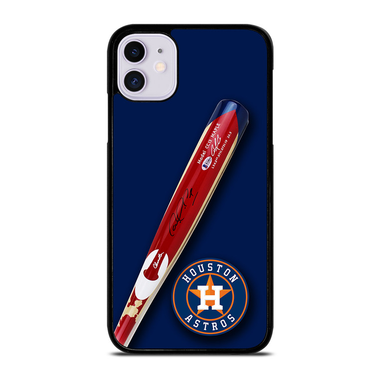 Houston Astros Correa's Stick Signed iPhone 11 Case Cover