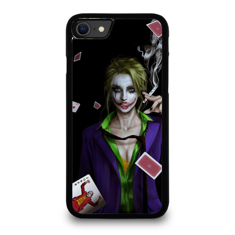 Joker Girl Smoking iPhone SE 2020 / SE 2022 Case Cover