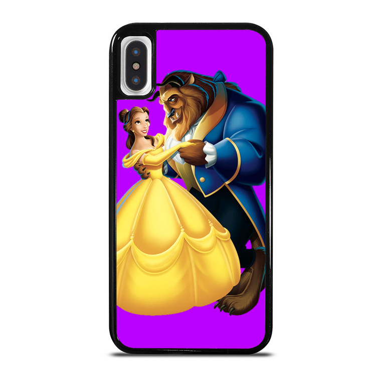 BEAUTY AND THE BEAST ROMANCE DANCING CARTOON iPhone X / XS Case Cover