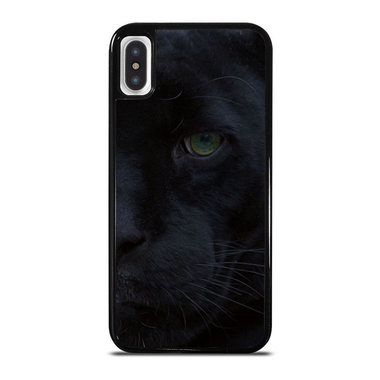 HALF FACE BLACK PANTHER iPhone X / XS Case Cover