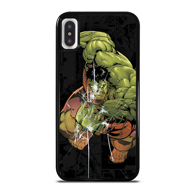 Hulk Comic In Action iPhone X / XS Case Cover