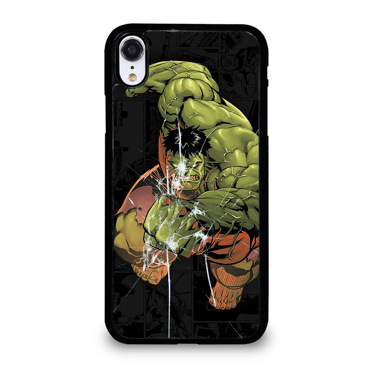 Hulk Comic In Action iPhone XR Case Cover