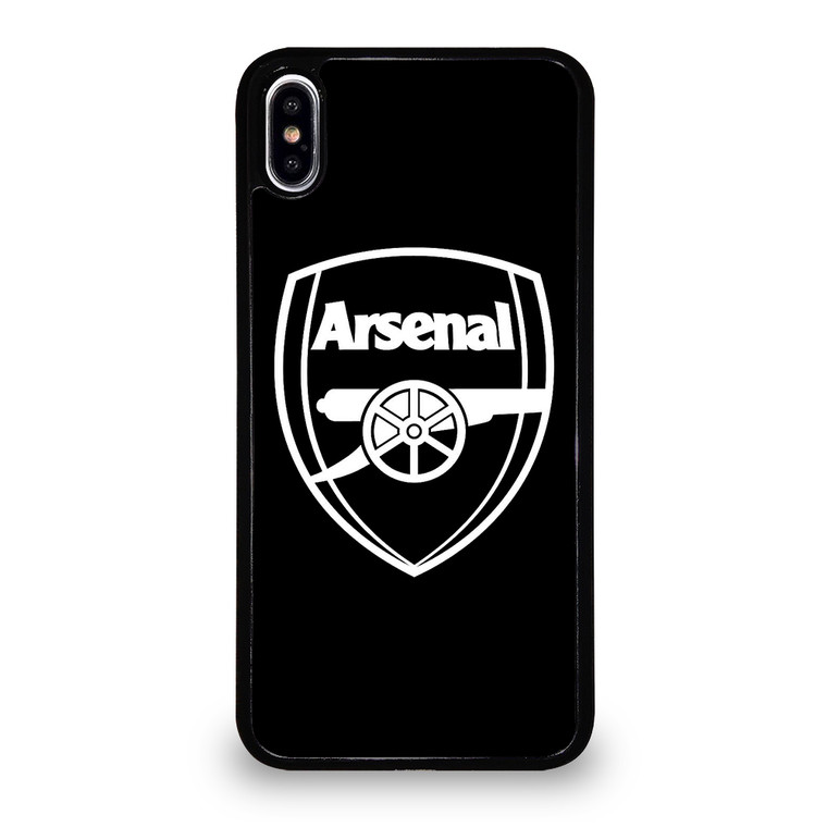 ARSENAL BLACK LOGO iPhone XS Max Case Cover