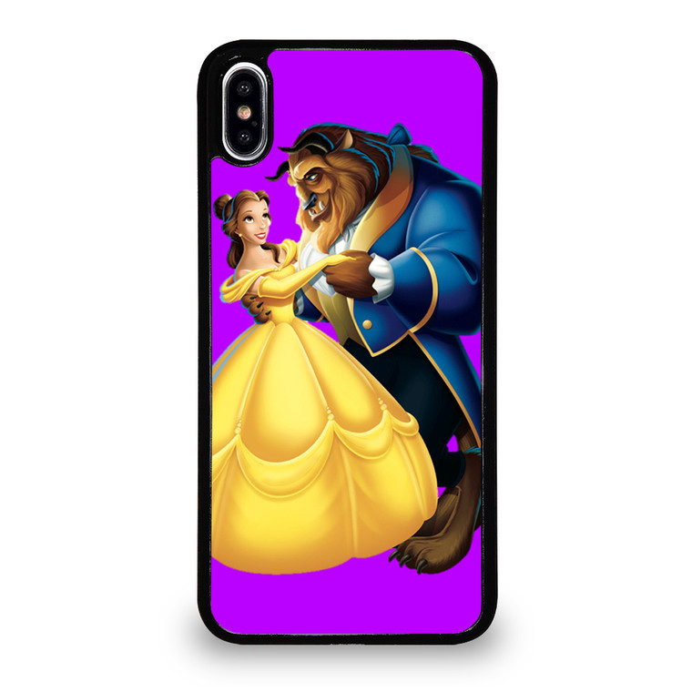BEAUTY AND THE BEAST ROMANCE DANCING CARTOON iPhone XS Max Case Cover