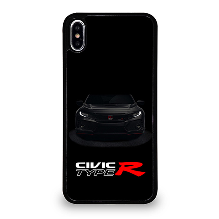 Dark Honda Civic Type R iPhone XS Max Case Cover