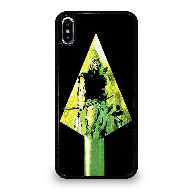 GREEN ARROW SYMBOL iPhone XS Max Case Cover