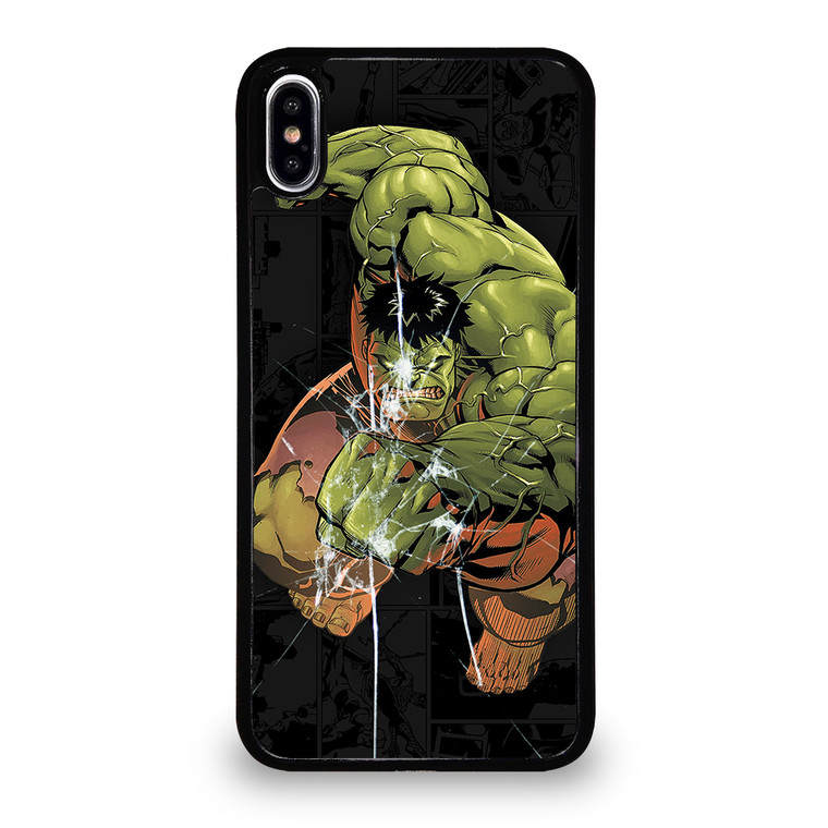 Hulk Comic In Action iPhone XS Max Case Cover